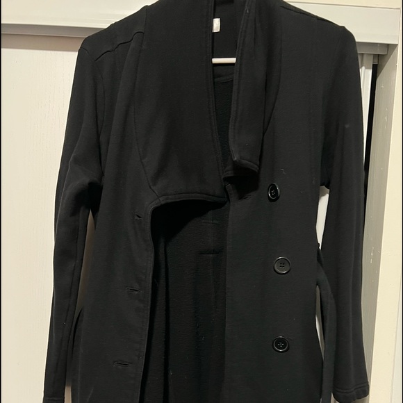 COPY - Black Maternity trench coat - Picture 2 of 10